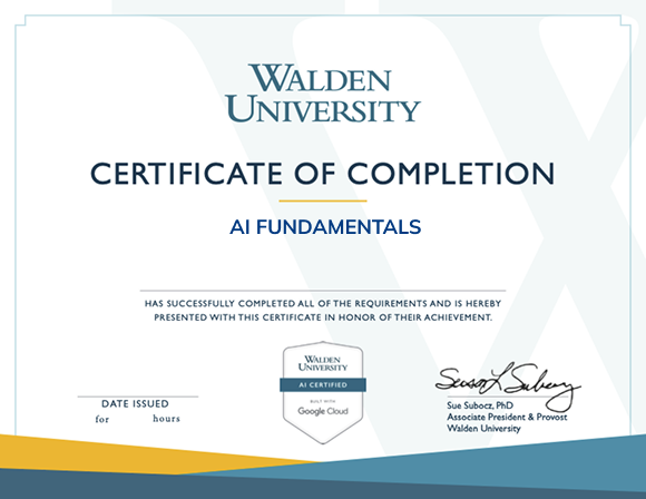 Certificate of Completion